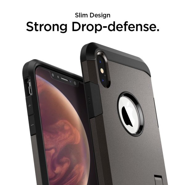 id_ip58_tough_armor_gunmetal_01 iPhone XS Case Tough Armor Gunmetal (Ver.2) by Spigen 063CS25119 - Image 6