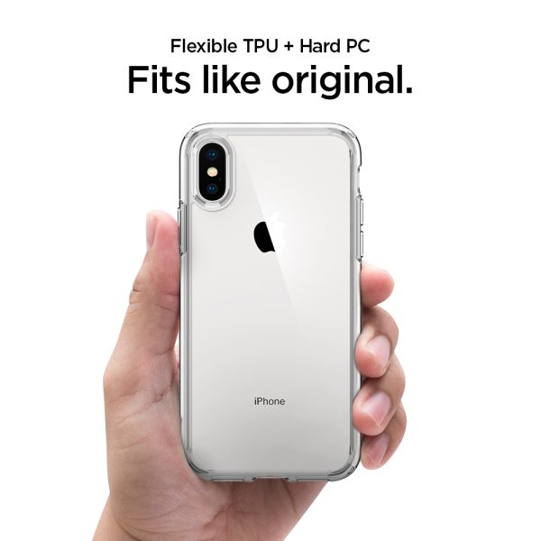 id_ip6.5_uh_cr_03 iPhone XS Max Case Ultra Hybrid Crystal Clear (Ver.2) by Spigen 065CS25127 - Image 9