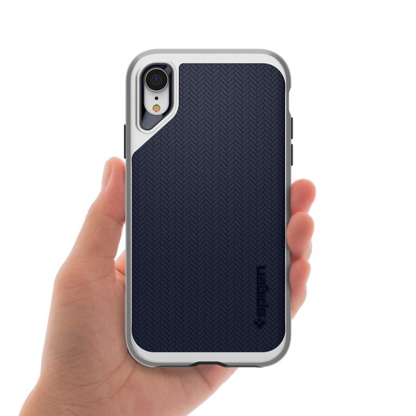 iPhone XR Neo Hybrid Case Satin Silver by Spigen 064CS24880 - Image 3