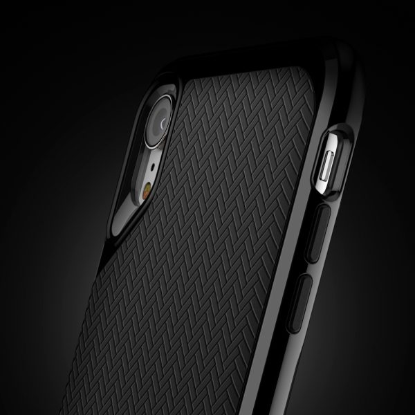iPhone XR Case Neo Hybrid Jet Black by Spigen 065CS24879 - Image 6