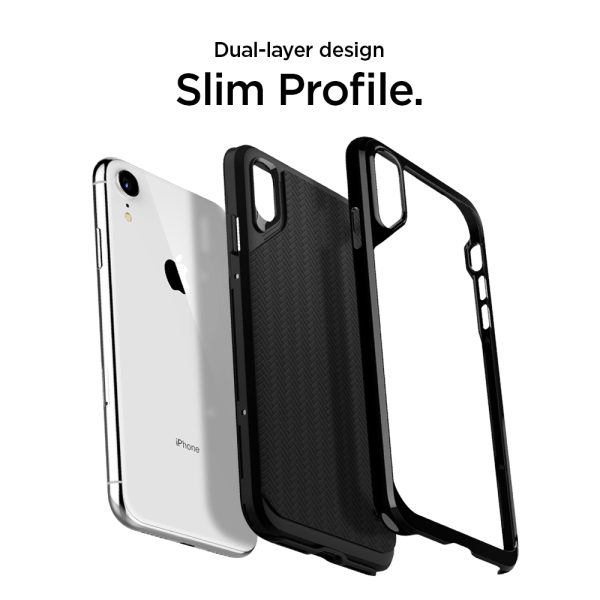 iPhone XR Case Neo Hybrid Jet Black by Spigen 065CS24879 - Image 4