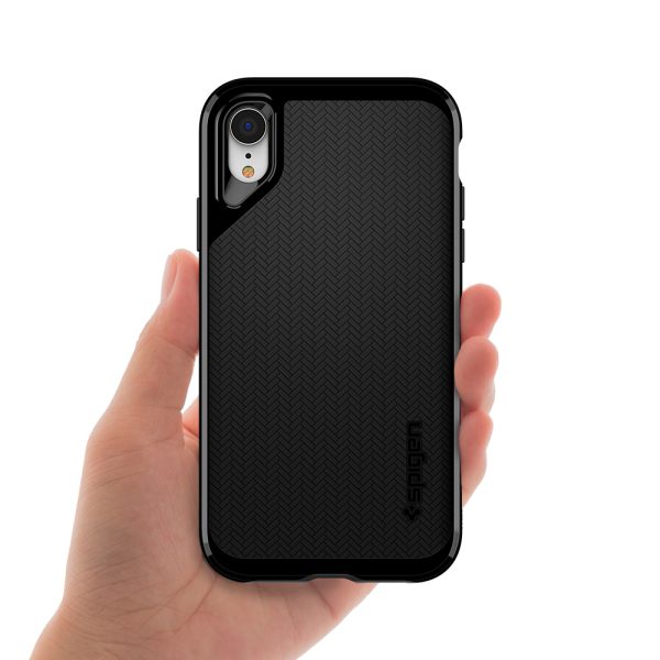 iPhone XR Case Neo Hybrid Jet Black by Spigen 065CS24879 - Image 3