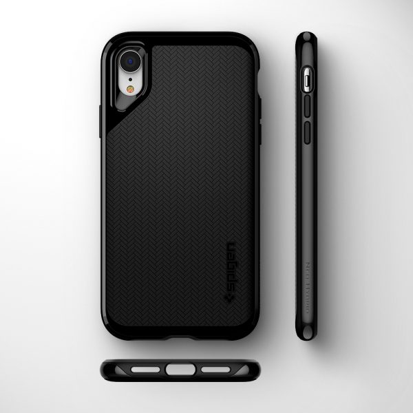 iPhone XR Case Neo Hybrid Jet Black by Spigen 065CS24879 - Image 2