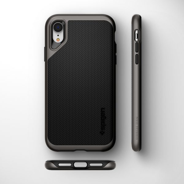 id_ip61_neo_hybrid_gunmetal_05 iPhone XR Case Neo Hybrid Gunmetal by Spigen 064CS24878 - Image 2