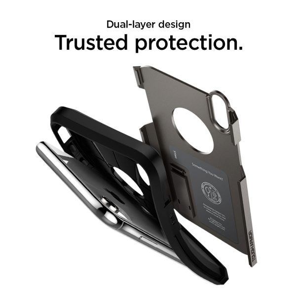 iPhone XR Case Tough Armor Gunmetal by Spigen 064CS24877 - Image 10