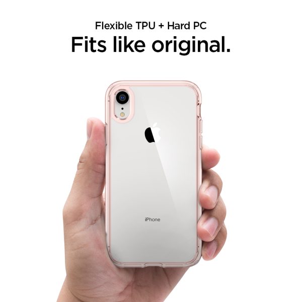 iPhone XR Case Ultra Hybrid by Spigen Rose Crystal 064CS24875 - Image 5