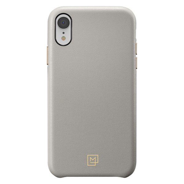 iPhone XR Case La Manon câlin Oatmeal Beige Leather Case by Spigen 064CS25090 - Image 5