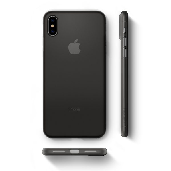 id_iphone_6.5_air_skin_blk_04 iPhone XS Max Case Air Skin Black 065CS24830 by Spigen - Image 2