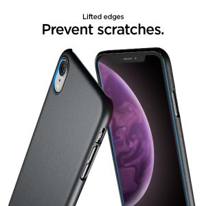 iPhone XR Case Thin Fit Graphite Gray 064CS24865 - Image 9