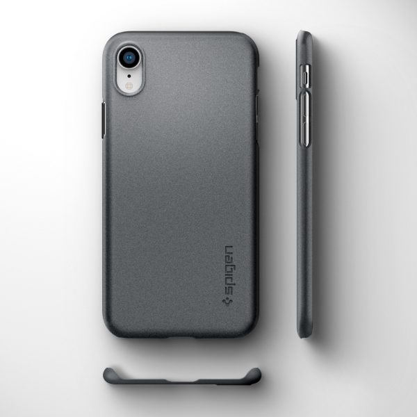 id_iphone_61_thin_fit_graphite_04 iPhone XR Case Thin Fit Graphite Gray 064CS24865 - Image 10