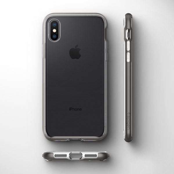 iPhone XS / iPhone X Case Neo Hybrid Crystal Gunmetal by Spigen 063CS24924 - Image 5