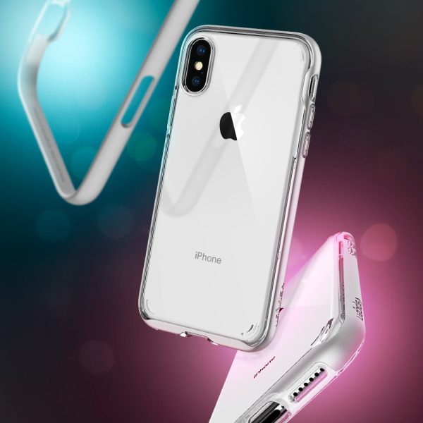 iPhone XS / iPhone X Case Neo Hybrid Crystal Satin Silver by Spigen 063CS24925 - Image 13