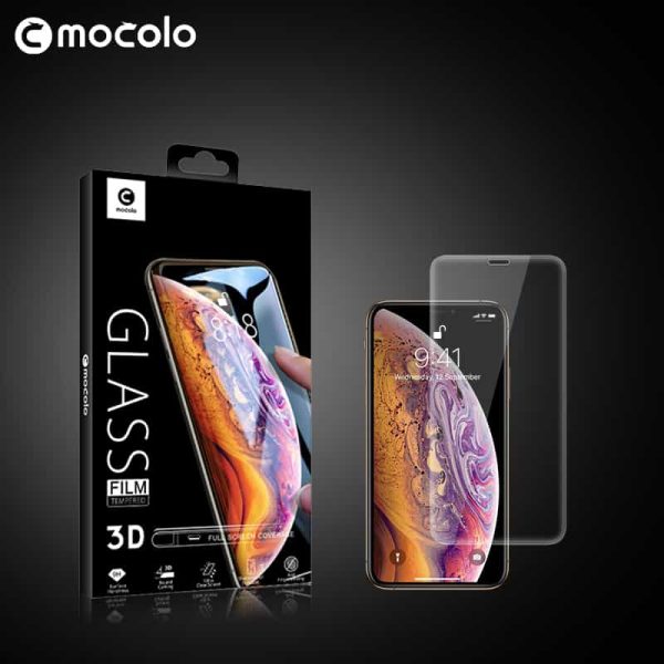 mage iPhone XR Clear Full Cover 3D Tempered Glass by Mocolo - Image 5