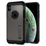 iPhone XS Case Tough Armor Gunmetal (Ver.2) by Spigen 063CS25119