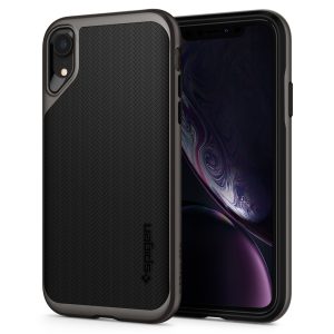 iPhone XR Case Neo Hybrid Gunmetal by Spigen 064CS24878