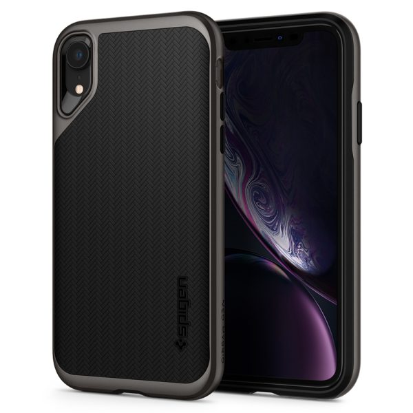 title_ip61_nh_gunmetal_01 iPhone XR Case Neo Hybrid Gunmetal by Spigen 064CS24878 - Image 1