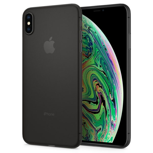 title_ip65_air_skin_blk_01 iPhone XS Max Case Air Skin Black 065CS24830 by Spigen - Image 1