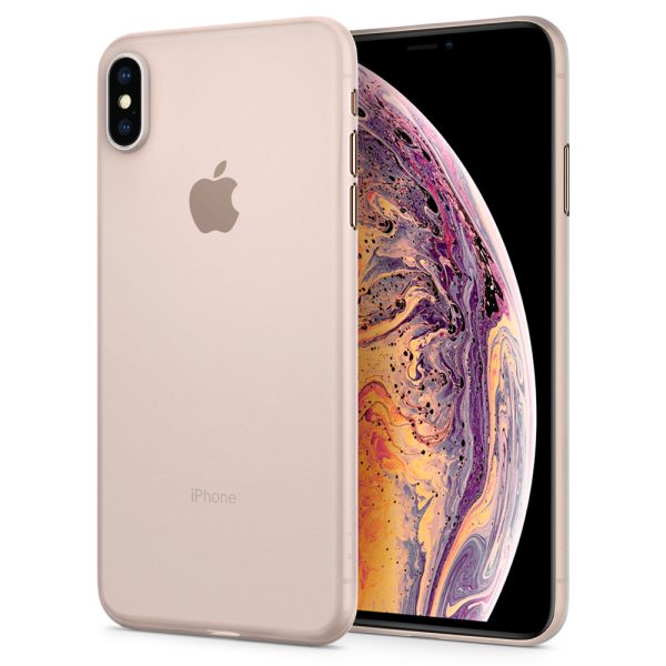 title_ip65_air_skin_cr_gold_01 iPhone XS Max Case Air Skin Soft Clear by Spigen 065CS24829 - Image 1