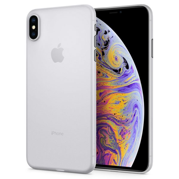 title_ip65_air_skin_cr_silver_01 iPhone XS Max Case Air Skin Soft Clear by Spigen 065CS24829 - Image 8