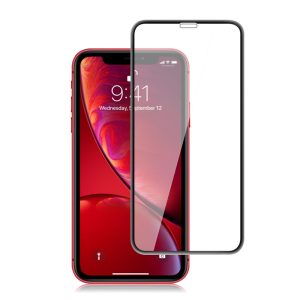 iPhone XR Matte Finish Edge to Edge 3D Tempered Glass by Mocolo - Black