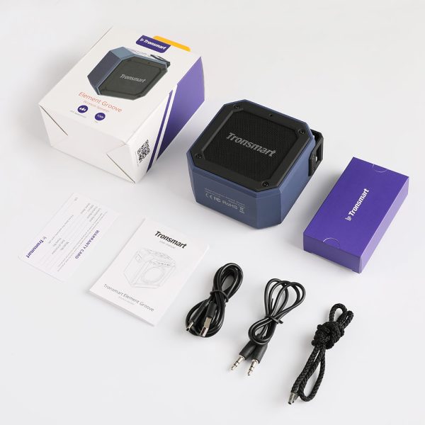 Element Groove Compact Waterproof Bluetooth Speaker by Tronsmart - Blue - Image 9