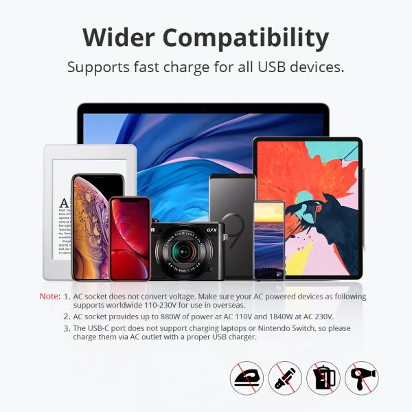 WCP05 33W Universal Travel Charger by Tronsmart - Image 4