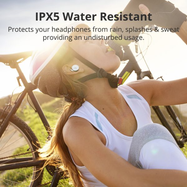 Tronsmart Encore Spunky Buds True Wireless Earphones with Charger Box - White - Image 2