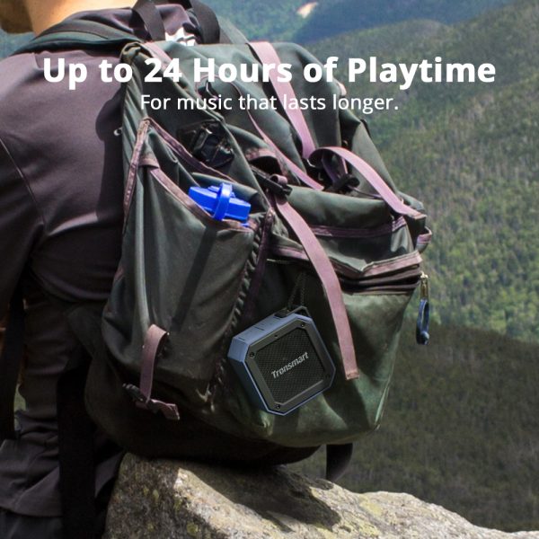 Element Groove Compact Waterproof Bluetooth Speaker by Tronsmart - Blue - Image 3