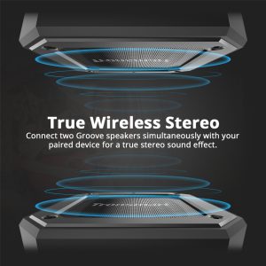 Element Groove Compact Waterproof Bluetooth Speaker by Tronsmart - Black - Image 4