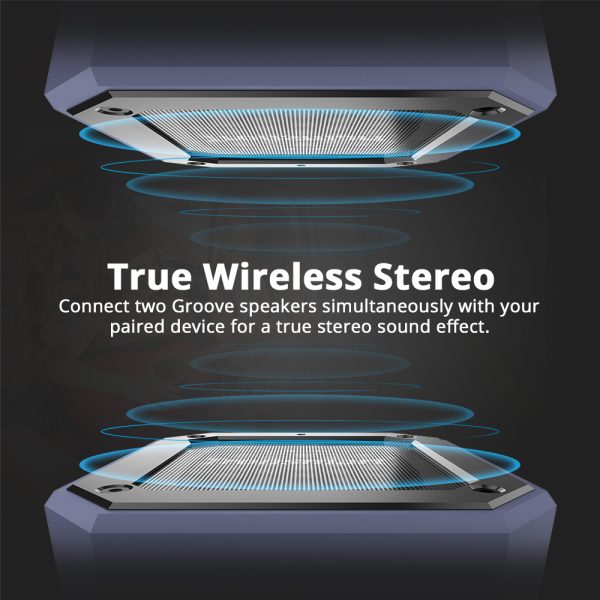 Element Groove Compact Waterproof Bluetooth Speaker by Tronsmart - Blue - Image 4