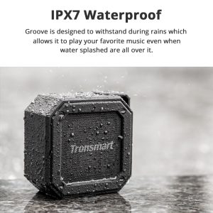 Element Groove Compact Waterproof Bluetooth Speaker by Tronsmart - Black - Image 6