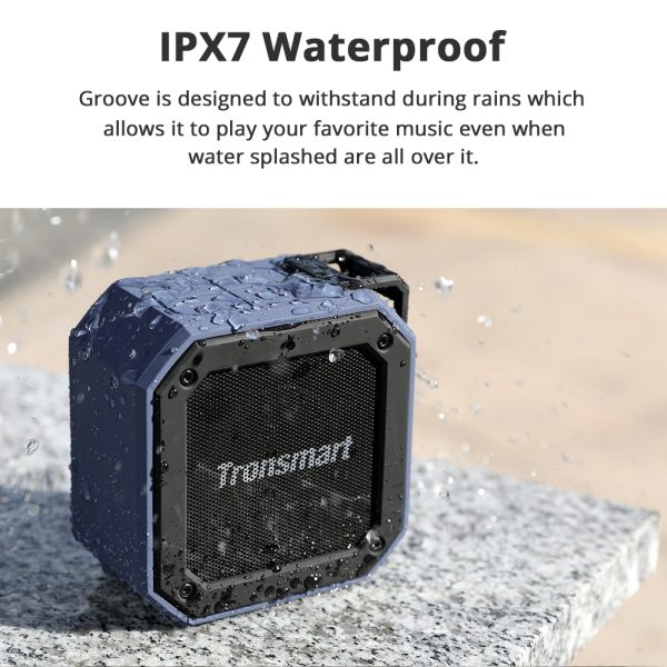 Element Groove Compact Waterproof Bluetooth Speaker by Tronsmart - Blue - Image 6