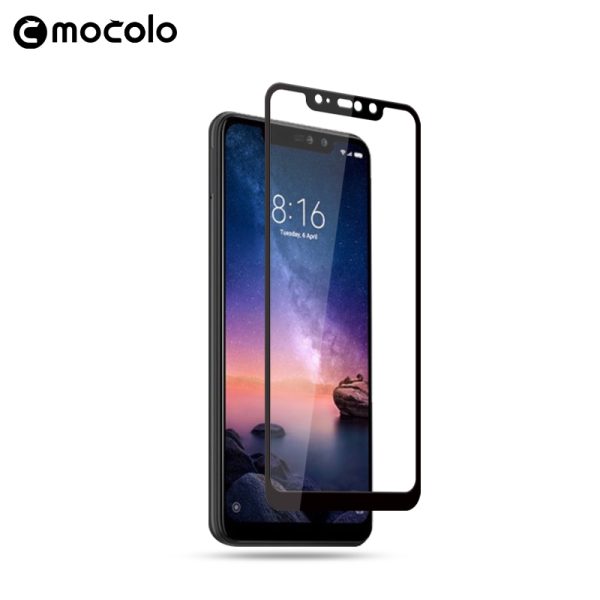 Redmi Note 6 Pro Glass Protector Edge to Edge Tempered 3D – Black - Image 5