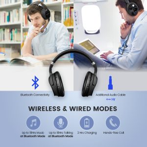 H5 X4.0 Over Ear Headphones by MPOW with Active Noise Cancelling - Image 5