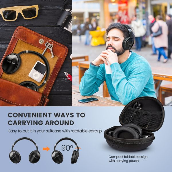 MPBH143AB_PA_B4_171110_V01 H5 X4.0 Over Ear Headphones by MPOW with Active Noise Cancelling - Image 6