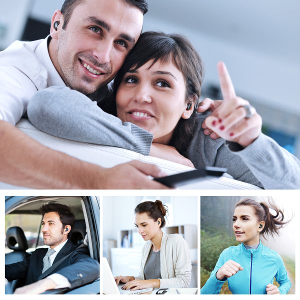 T2 True Wireless Earphones - BT 5.0 - CVC 6.0 with Charging Box - 10 Hour Battery - Image 7