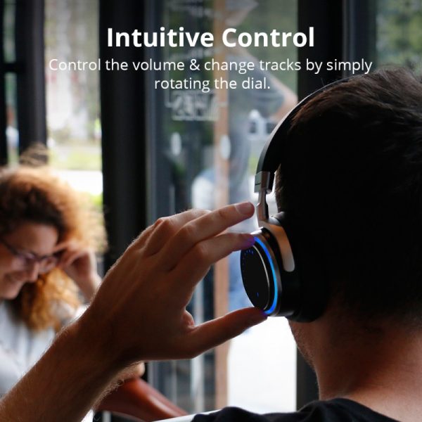 arc-bluetooth-headphones (2) Arc Over Ear Wireless Headphones with 20 Hour Battery Life by Tronsmart - Image 3