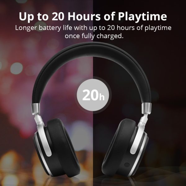 arc-bluetooth-headphones (6) Arc Over Ear Wireless Headphones with 20 Hour Battery Life by Tronsmart - Image 7