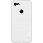 Pixel 3 XL Frosted Shield Hard Cover by Nillkin - White