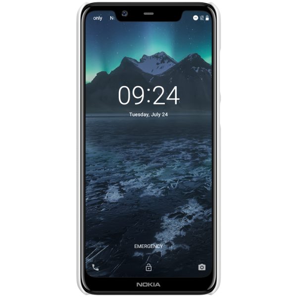 Nokia 5.1 Plus Frosted Shield Hard Cover by Nillkin - White - Image 3