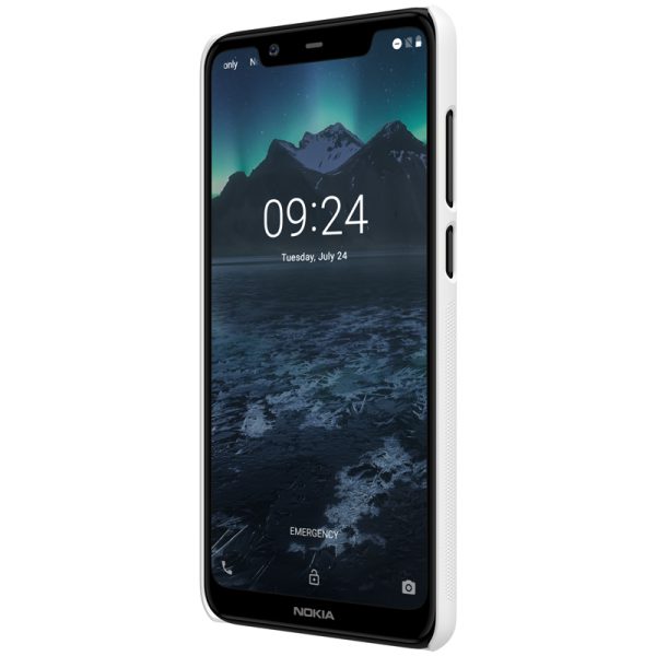 Nokia 5.1 Plus Frosted Shield Hard Cover by Nillkin - White - Image 2