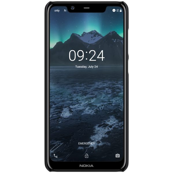 Nokia 5.1 Plus Frosted Shield Hard Cover by Nillkin - Black - Image 3