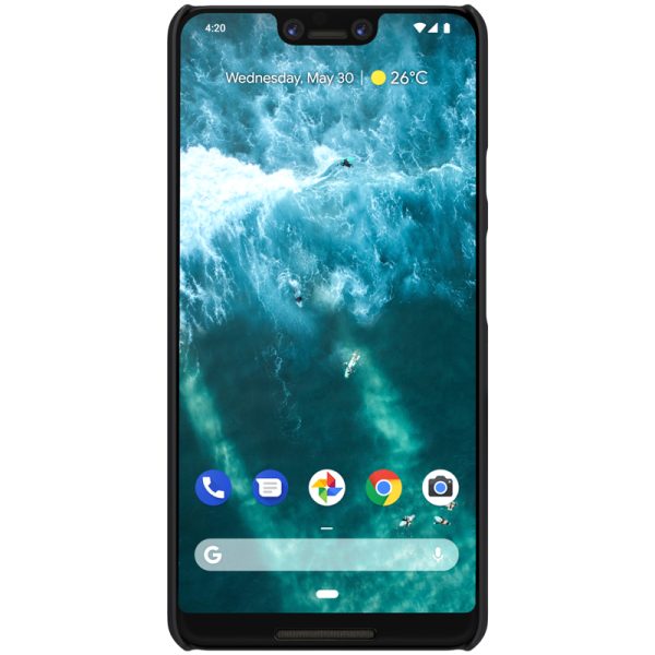 Pixel 3 XL Frosted Shield Hard Cover by Nillkin - Black - Image 3