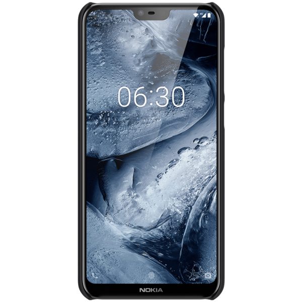 黑2 Nokia 6.1 Plus Frosted Shield Hard Cover by Nillkin - Black - Image 5