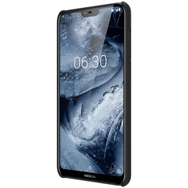黑3 Nokia 6.1 Plus Frosted Shield Hard Cover by Nillkin - Black - Image 6