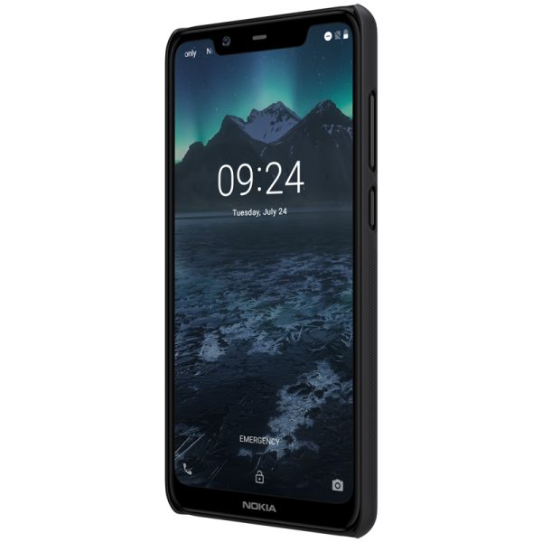Nokia 5.1 Plus Frosted Shield Hard Cover by Nillkin - Black - Image 2