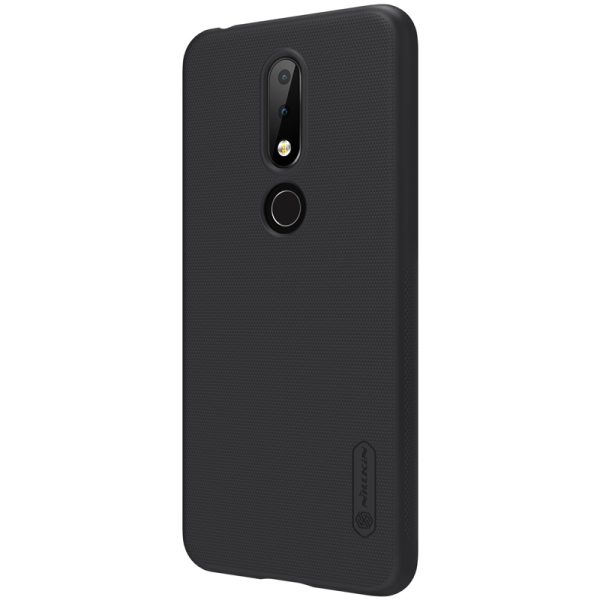 黑4 Nokia 6.1 Plus Frosted Shield Hard Cover by Nillkin - Black - Image 2