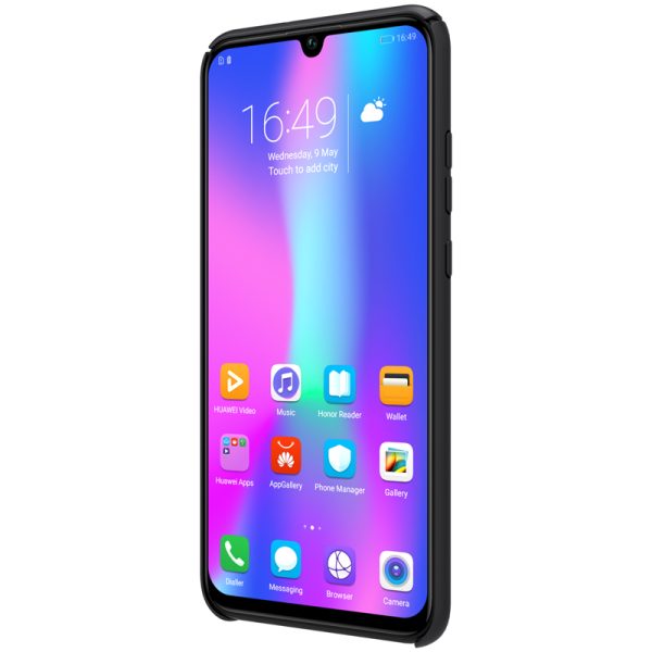 黑4 Honor 10 Lite Frosted Shield Hard Cover by Nillkin - Black - Image 4