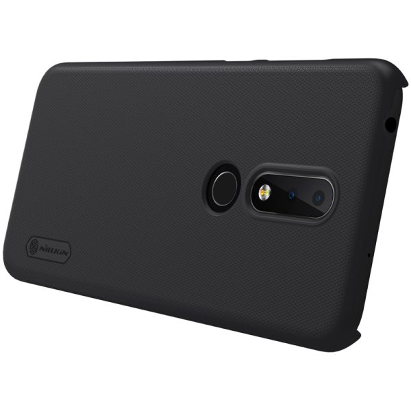 黑5 Nokia 6.1 Plus Frosted Shield Hard Cover by Nillkin - Black - Image 3