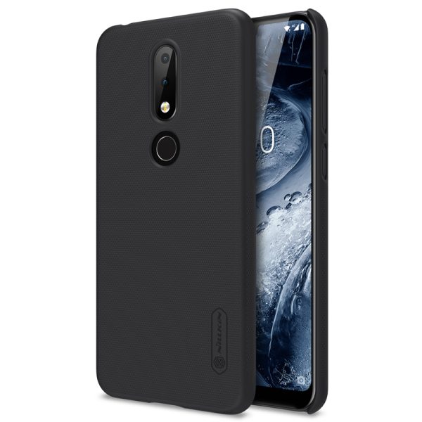 黑6 Nokia 6.1 Plus Frosted Shield Hard Cover by Nillkin - Black - Image 4